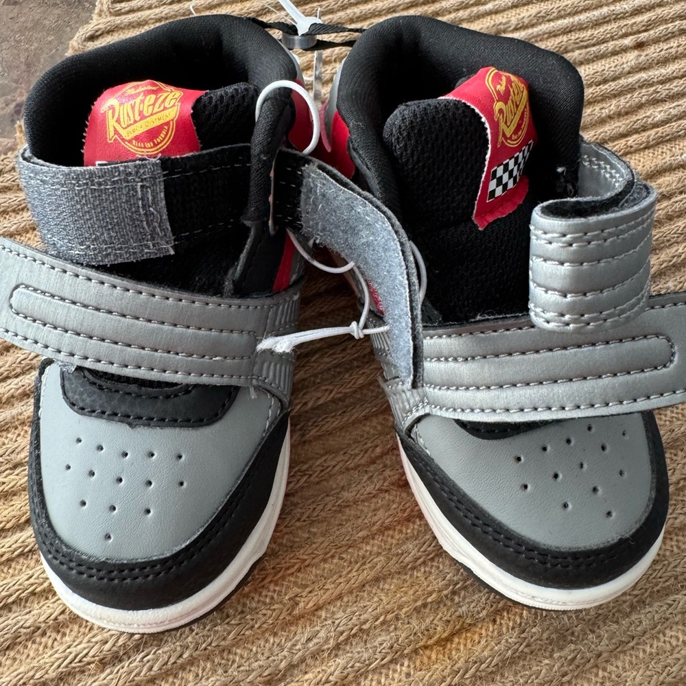 Disney Gray and Black Sneakers with Red Accents